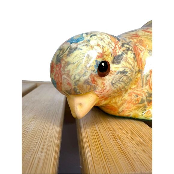 Vintage Mikasa Porcelain Floral Chick Figurine Collectible French Chintz 5”x4” - Picture 5 of 7